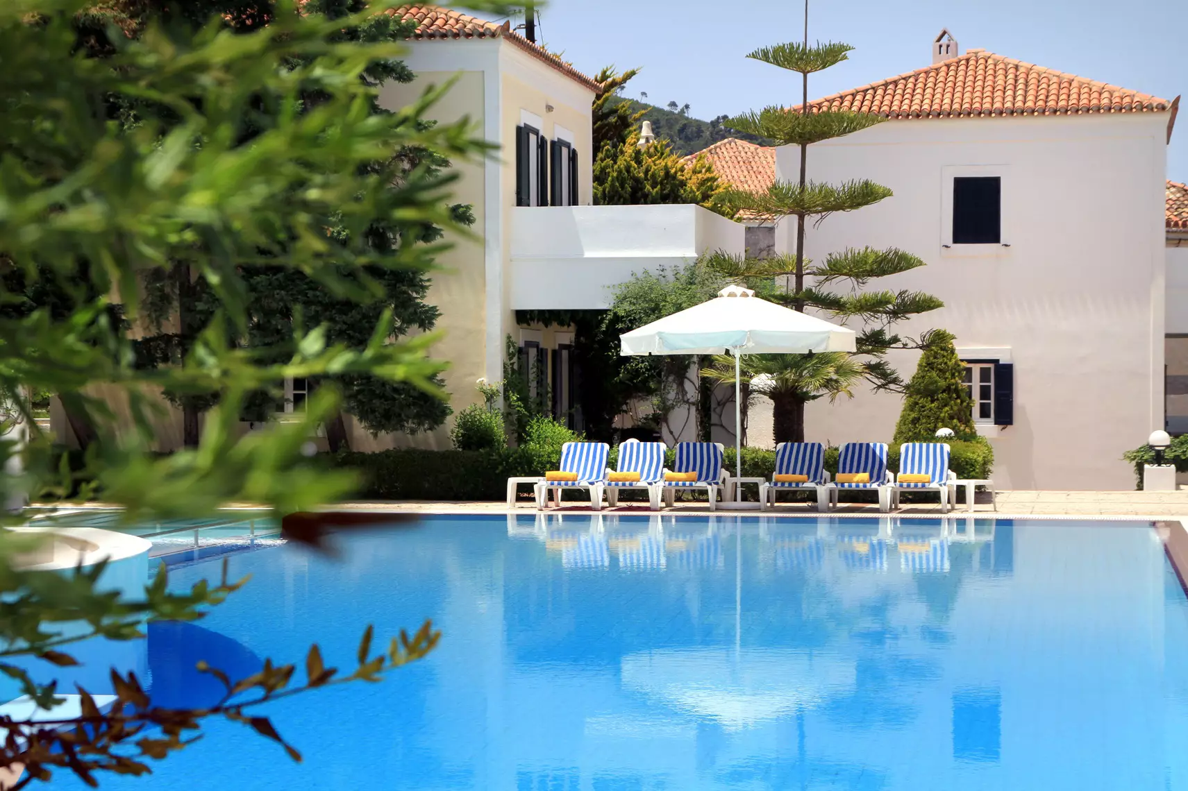 Nissia Spetses Hotel Pool Garden
